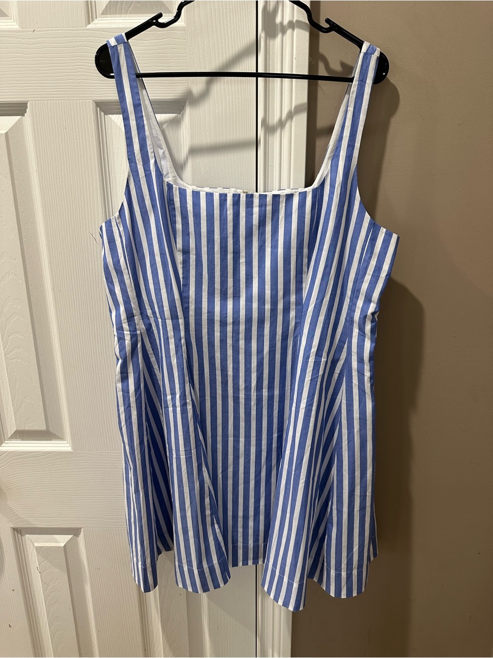 NWT Generation Love Blue and White Vertical Stripe Dress